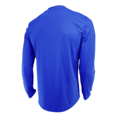 REMERA PROTECCIÓN UV SOLAR AQUON CLASSIC MANGA LARGA HOMBRE AZUL - comprar online