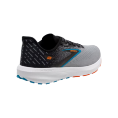 ZAPATILLAS BROOKS RUNNING LAUNCH 10 HOMBRE SPEED NEUTRAL BLACK GREY ORANGE CLOWN FISH (019) - SOLO NATACIÓN