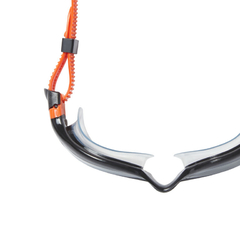 ANTIPARRAS ZOGGS TIGER LSR+ ADULTO LIQUID SKIN BLACK ORANGE - SOLO NATACIÓN