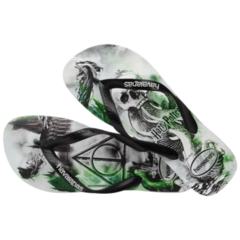 OJOTAS HAVAIANAS HARRY POTTER HOMBRE BRANCO PRETO (0128) - comprar online