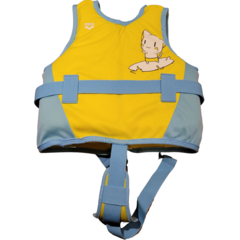 CHALECO FLOTADOR SALVAVIDAS ARENA FRIENDS INFANTIL SOFT YELLOW (310)