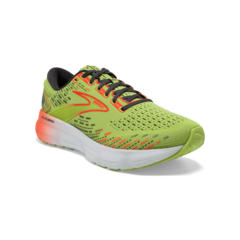 ZAPATILLAS BROOKS RUNNING HOMBRE GLYCERIN 20 CUSHION NEUTRAL LIME RED EBONY (725) - tienda online