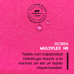 GORRA NATACION AQUON MULTIFLEX HR TELA PINK en internet