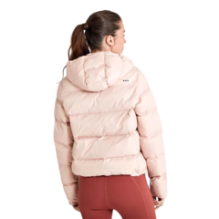 CAMPERA CON CAPUCHA MUJER SAUCONY HOODED SNOWDRIFT MELLOW ROSE - SOLO NATACIÓN