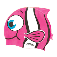 GORRA DE NATACIÓN ZOGGS CHARACTER SILICONA JUNIOR GOLDFISH PINK