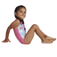 ENTERIZA SPEEDO INFANTIL KOKO KOALA PLACEMENT CROSSBACK ROSA CELESTE (464) - comprar online