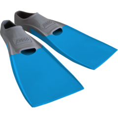 PATAS DE RANA NATACIÓN ZOGGS LONG BLADE FINS ALETAS GREY LIGHT BLUE EU 35-36