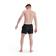 MALLA NATACIÓN SHORT SPEEDO PRINTED LEISURE 14 HOMBRE NEGRO (550) - comprar online