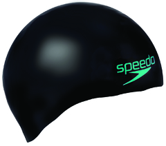 GORRA CASCO NATACIÓN SPEEDO FASTSKIN COMPETICIÓN NEGRO VERDE (554)