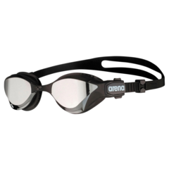 ANTIPARRAS ARENA COBRA TRI SWIPE MIRROR TRIATLÓN SILVER BLACK (555) DARK MIRROR LENSES - IDEAL FOR OUTDOOR