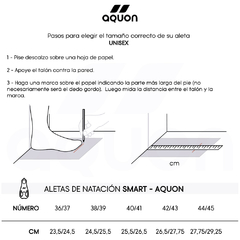 ALETA CORTA NATACION AQUON SMART FIN en internet