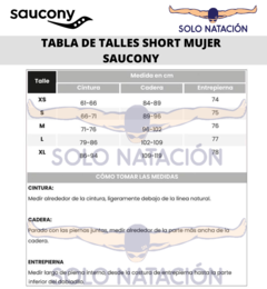 SHORT CALZA DE MUJER DEPORTIVO SAUCONY ELEVATE 4 2 IN 1 BLANCO - comprar online