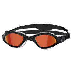 ANTIPARRAS NATACIÓN ZOGGS TIGER LSR+ TITANIUM ADULTO MIRROR BLACK GREY ORANGE