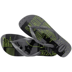 OJOTAS HAVAIANAS TOP ATHLETIC HOMBRE CINZA ACO (5178) - comprar online