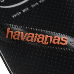 HAVAIANAS HOMBRE TOP SPLICE S+T FC PRETO LARANJA BEGON (9456) - SOLO NATACIÓN