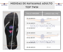 Imagen de OJOTAS HAVAIANAS TOP TWIN FIN HOMBRE ORIGINALES PRETO PRETO (1069)