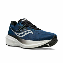 ZAPATILLAS SAUCONY TRIUMPH 20 RUNNING HOMBRE PISADA NEUTRAL TWILIGHT BLACK - comprar online