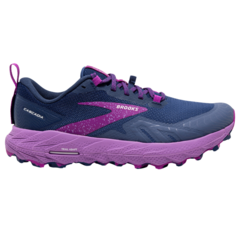 ZAPATILLA BROOKS CASCADIA 17 MOUNTAIN TRAIL RUNNING MUJER NAVY PURPLE VIOLET (449)