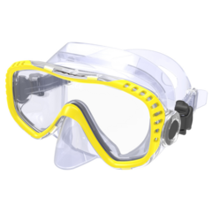 SET SNORKEL Y MÁSCARA PINO PATAGONIA ADULTO BUCEO SNORKELING CLEAR YELLOW - comprar online