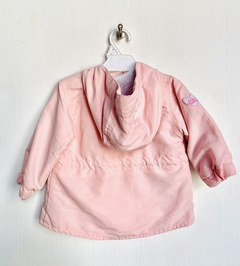 6 meses | Mimo | Campera rompe viento rosa con pajarito bordado "love" - comprar online