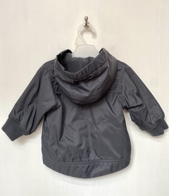M (6/9m) | Minimimo | campera con capucha gris oscuro interior micropolar - comprar online