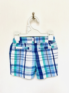 6M | PIOPPA | SHORT ESCOCES BLANCO, AZUL Y VERDE - comprar online