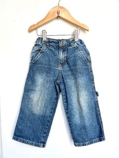 PLAY | L (9/12m AMPLIO) | Cheeky | jean azul carpintero cintura ajustable