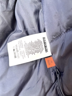 2A | Napapijri | campera abrigo impermeable azul capucha piel desmontable - El Placard de Mi Bebot