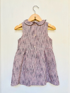 PLAY(*) | 3A | Janie and Jack | vestido tipo chanel rosa azul blanco cuello picot - comprar online