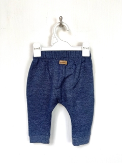 S | Mimo | Pantalon azul cordon blanco cintura - comprar online