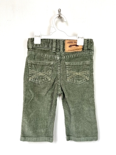 M (6/9m) | cheeky baby | pantalon corderoy verde oscuro - comprar online