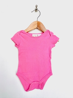 PLAY | 1/3m | Zara | body manga corta rosa liso