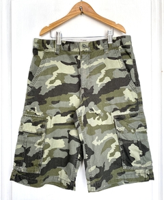 PLAY(*) | 16A | Old Navy | bermuda camuflada verde cargo cintura ajustable - comprar online