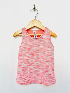 PLAY | 2A | 90 Degree | musculosa deportiva jaspeada gris rosa fluo