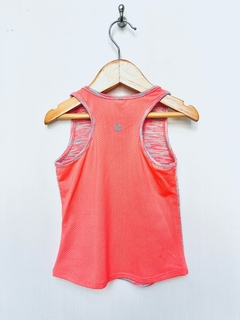 PLAY | 2A | 90 Degree | musculosa deportiva jaspeada gris rosa fluo - comprar online