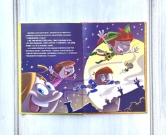 Libro tapa dura clásicos brillantes | 2 en 1 | peter pan y jack... | El gato de hojalata - tienda online