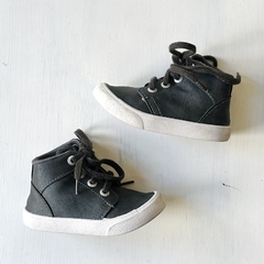 T22 | Mimo | zapatillas botita simil cuero grises - comprar online