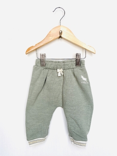 S (3m) | MiniMimo | jogging verde musgo pajarito bordado - comprar online