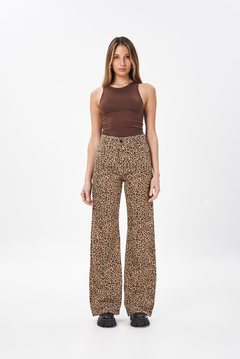 WIDE LEG RIGIDO ANIMAL PRINT - JAGUWIDE en internet