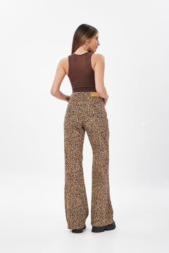 WIDE LEG RIGIDO ANIMAL PRINT - JAGUWIDE - STRIVEN JEANS