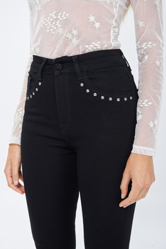 SKINNY NEGRO CON TACHAS - LIV - comprar online