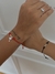 pulsera roja ajustable con dije corazon cubic - PLATA 925 - tienda online