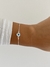 pulsera ojito nacarado largo 16cm con prolongador hasta 19cm - comprar online