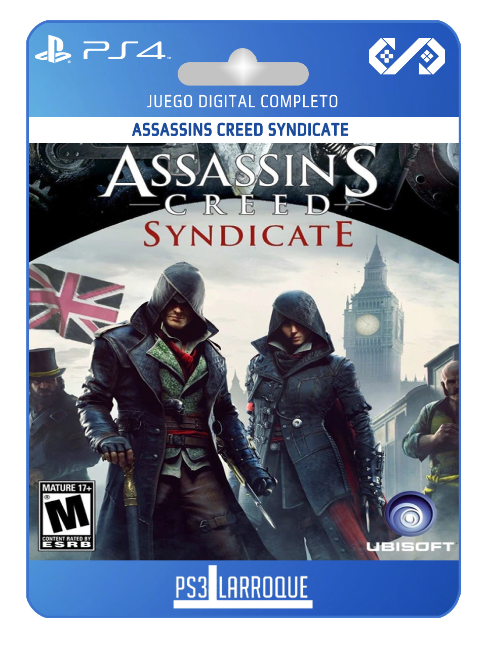 ASSASSINS CREED SYNDICATE PS4 DIGITAL - Ps3 Larroque