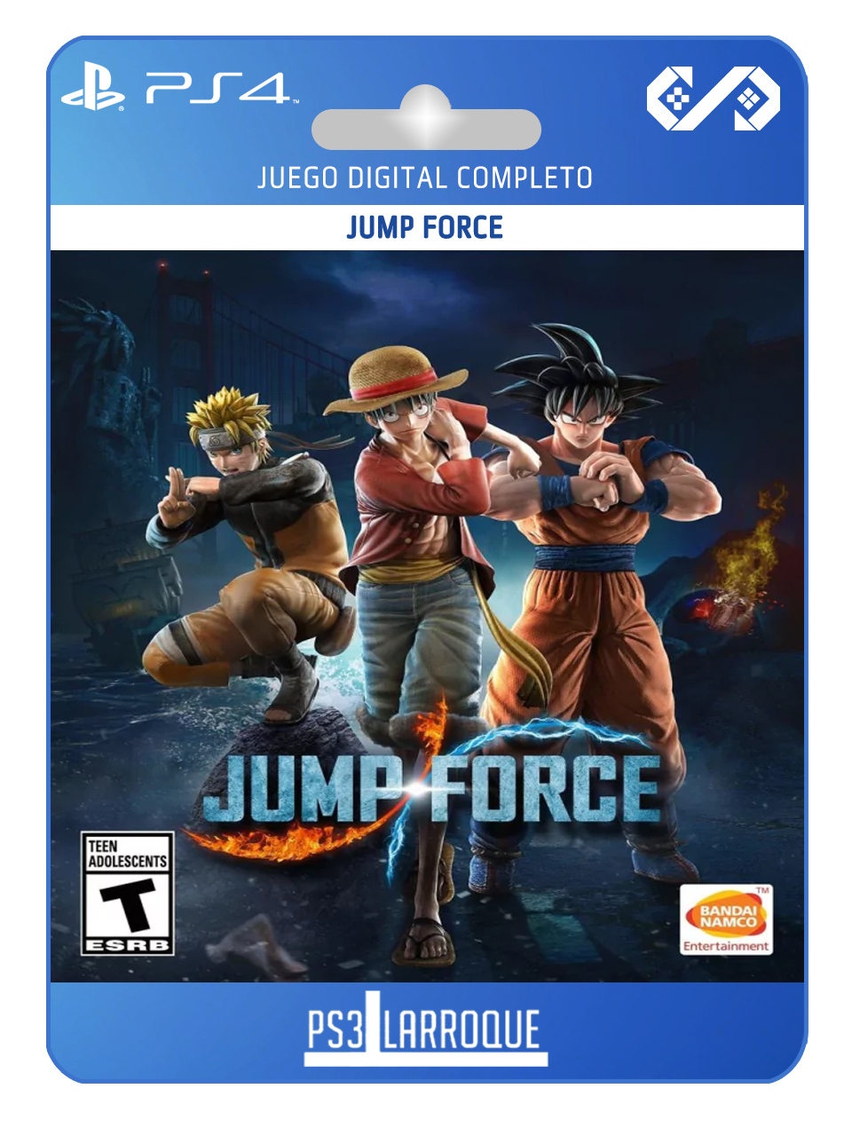 JUMP FORCE PS4 DIGITAL - Comprar en Ps3 Larroque