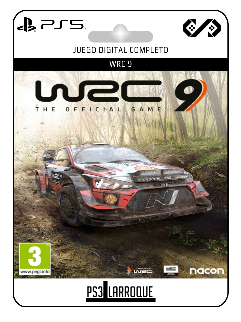 WRC 9 PS5 DIGITAL - Comprar en Ps3 Larroque