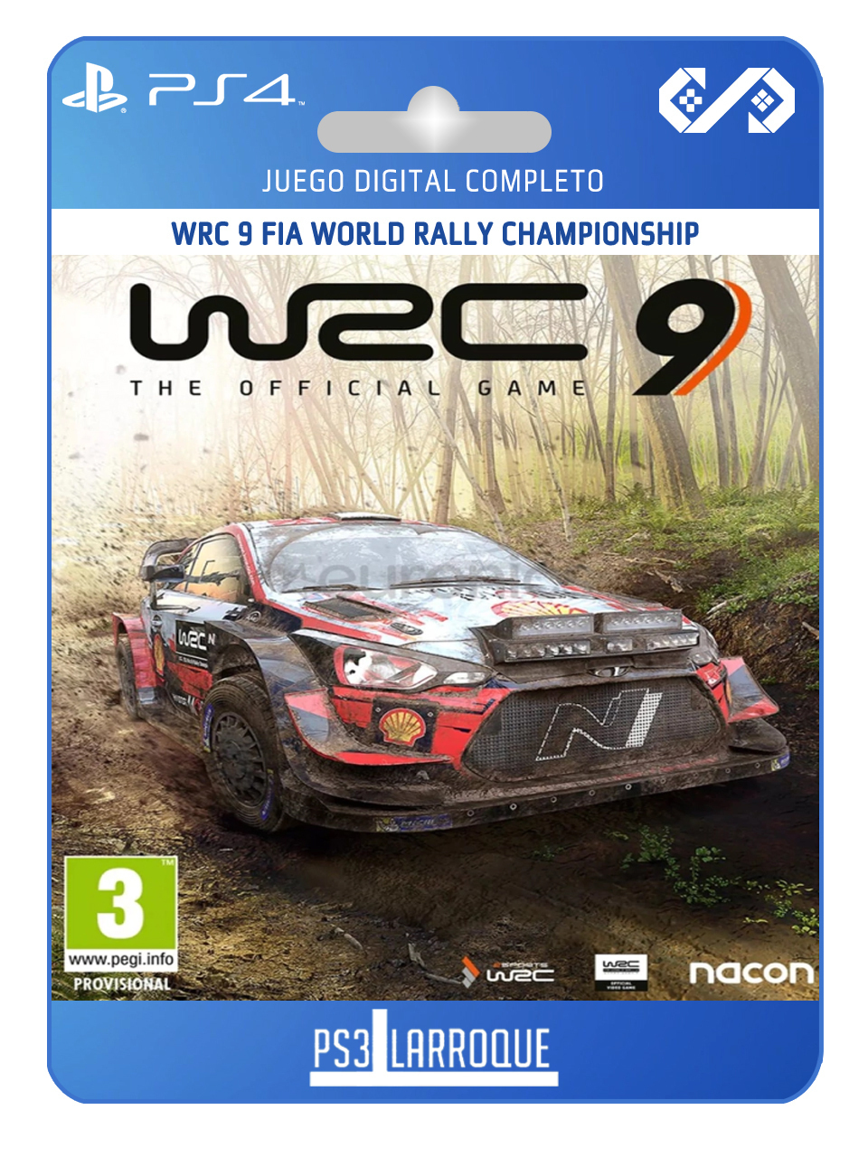 WRC 9 FIA WORLD RALLY CHAMPIONSHIP - Ps3 Larroque