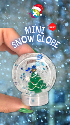 Slime Clear Mini Snow Globe - comprar online