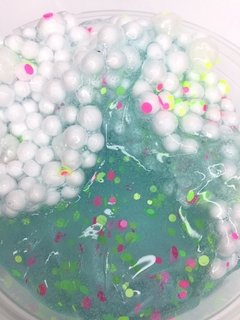 Slime Clear Semi Foam Neon Pool Party - loja online