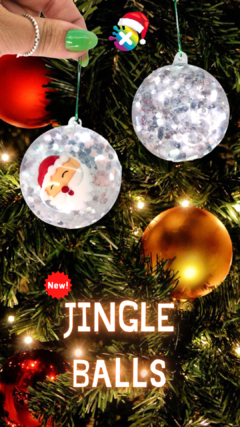Slime Clear Jingle Balls - DIY na internet
